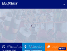 Tablet Screenshot of cablescruzzolin.com.ar